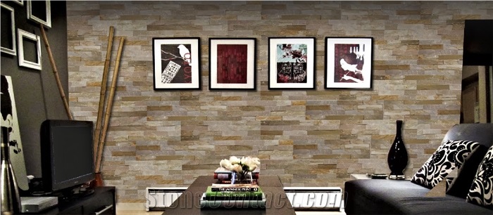 Rust Slate Wall Cladding, Yellow Slate Wall Cladding