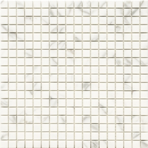 Statuario Carrara Marble Mosaic, Statuario Carrara White Marble Mosaic