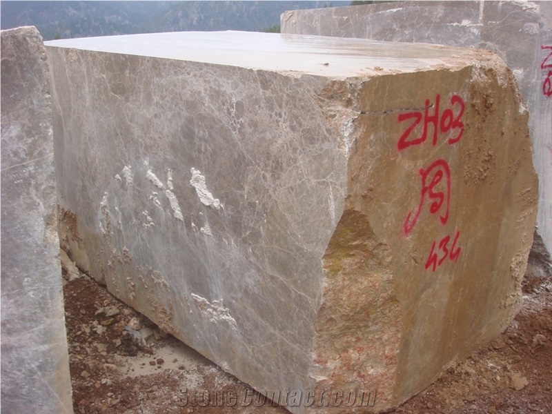 Light Emperador Marble Block, Turkey Brown Marble