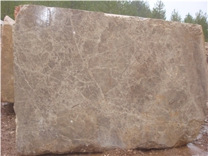 Light Emperador Marble Block, Turkey Brown Marble