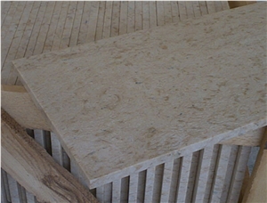 Breccia Sinai Brushed, Egypt Beige Limestone Slabs