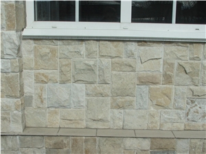 Beige White Quartzite Mushroom Stone