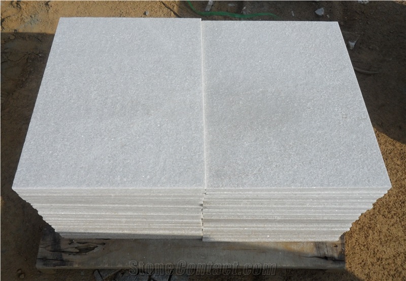 Pure White Quartzite Tiles, China White Quartzite Slabs & Tiles