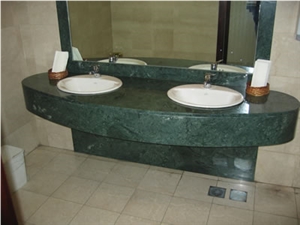 Antique Green Marble Bathroom Top
