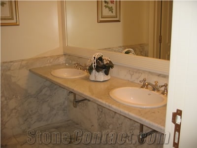 Verde Lemon Marble Vanity Top, Verde Lemon Yellow Marble Vanity Top