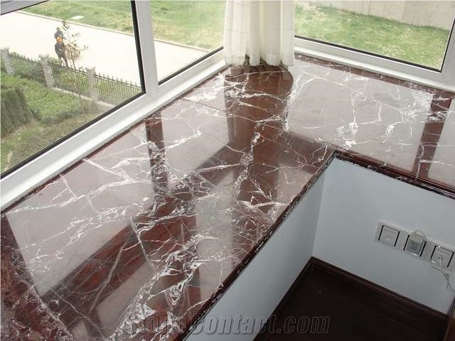 Rosso Levanto Marble Window Sill, Rosso Levanto Red Marble Window Sill