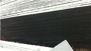 G654 Dark Black Granite Slab, China Grey Granite