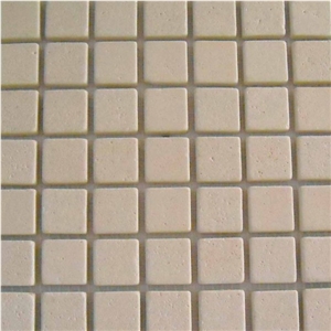 Botticino Beige Mosaic, Botticino Classico Beige Marble Mosaic