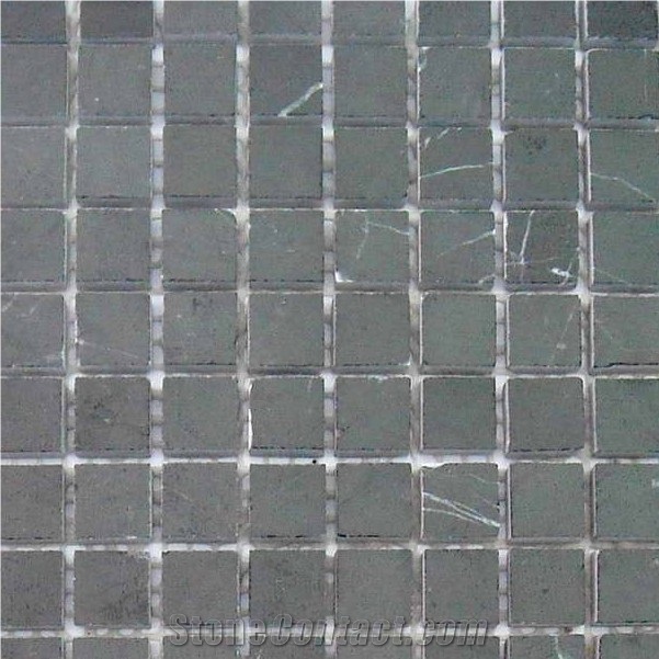 Chinese Dark Emperador Mosaic, Dark Emperador Brown Marble Mosaic