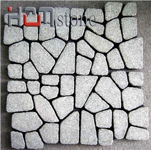 G603 Granite Cobble, China Grey Granite Cobbles