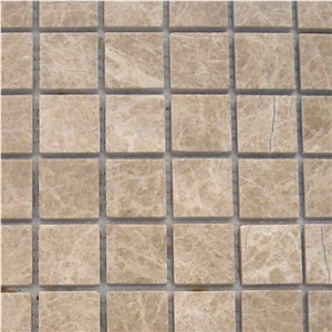 Light Emperador Mosaic, Emperador Light Brown Marble Mosaic