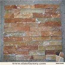 Golden Beige Quartzite Cultured Stone Stone Veneer,Natural Stone Culture Stone Quartzite,Cultural Wall Stone Siding,Cultural Stone Quartzite Facade,Culture Stone Veneer,Cultural Stone Wall Cladding
