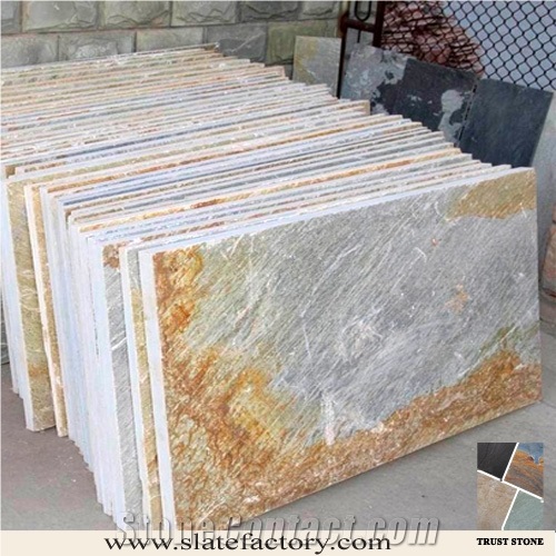 Golden Quartzite Step Stone, Golden Beige Quartzite Steps