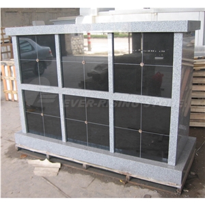 48 Niches Grey Granite Columbarium Columbaria