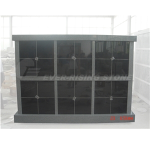 48 Niches Grey Granite Columbarium Columbaria