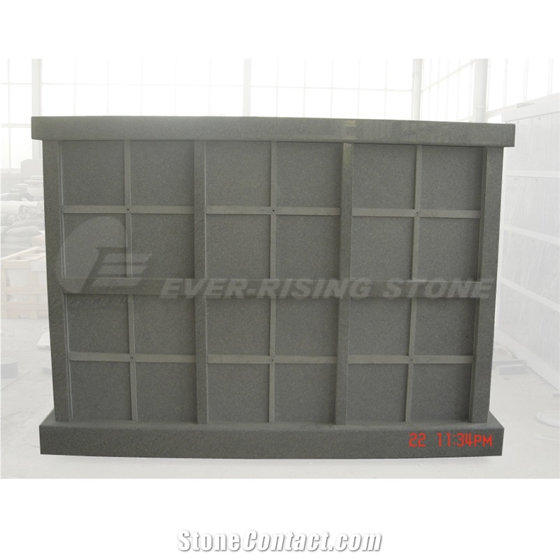 48 Niches Grey Granite Columbarium Columbaria