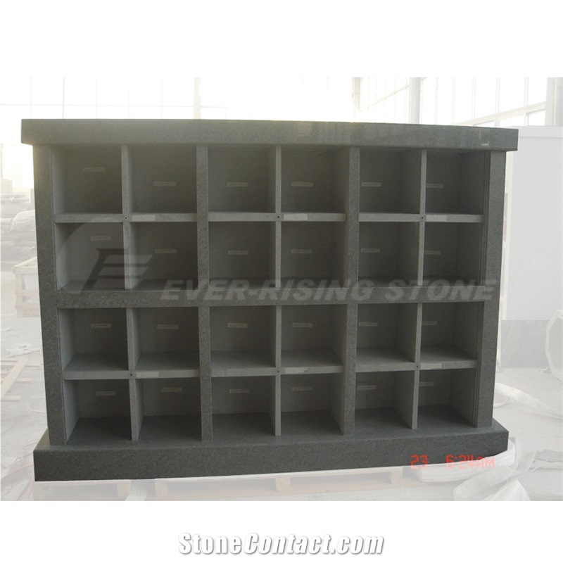 48 Niches Grey Granite Columbarium Columbaria