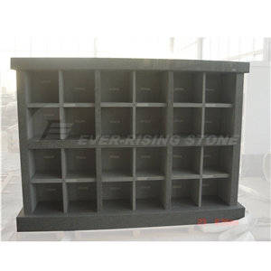 48 Niches Grey Granite Columbarium Columbaria