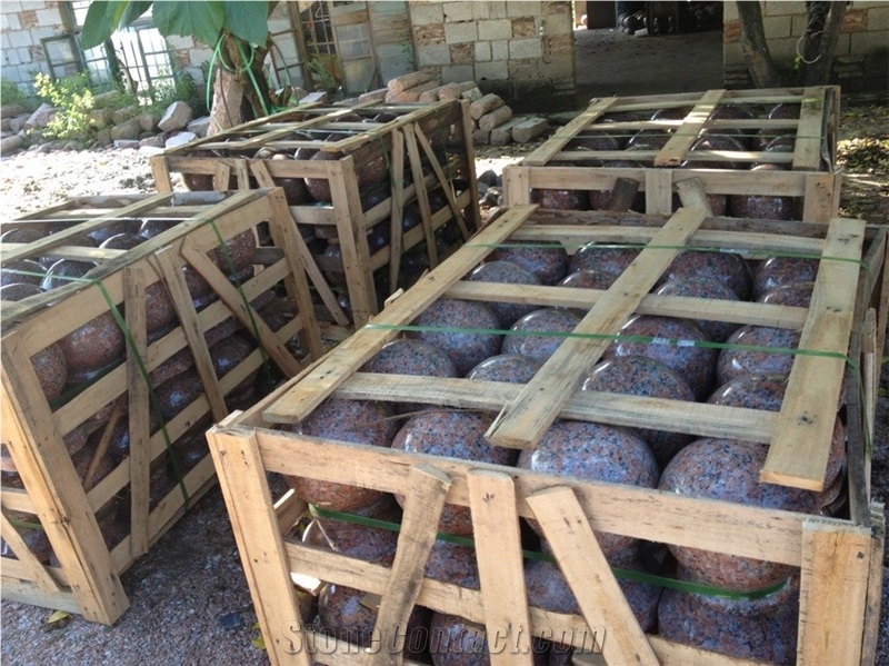 Red Granite Balls