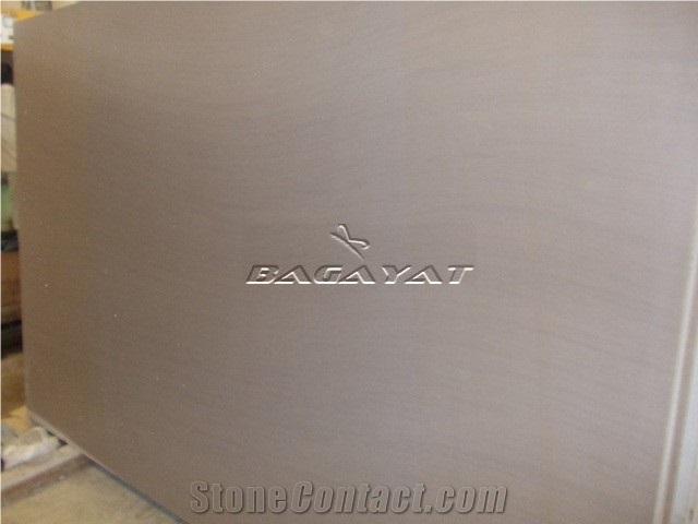 Buff Brown Quartzite Slabs, India Brown Quartzite