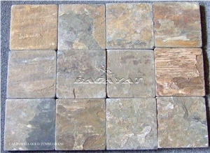 Vijaya Gold Slate Stone, California Gold Slate Tiles