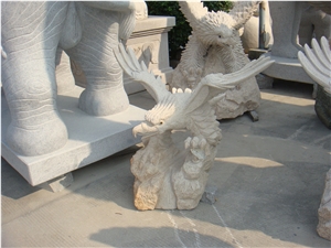 Animal Granite Sculpture, Eagle Granite Sculpture