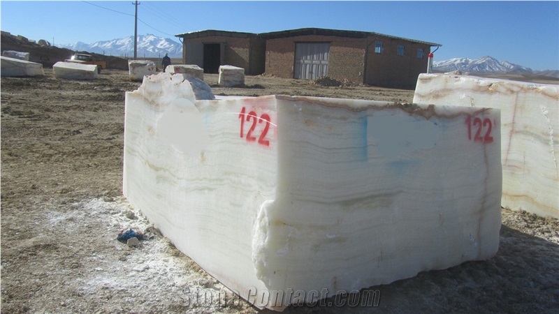White Onyx Block