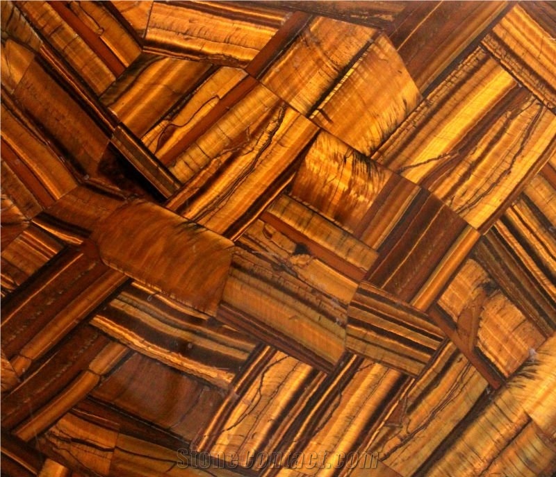 Gemstone Of Random Tigers Eye Slab