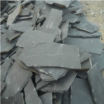 Black Irregular Slate Flagstone Paving