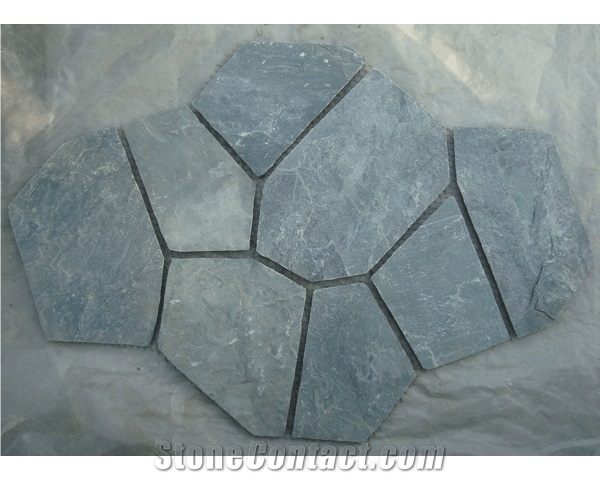 Grey Meshed Slate Flagstone