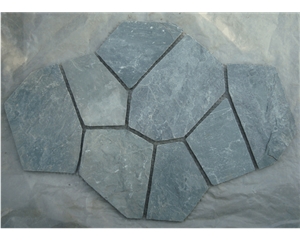 Grey Meshed Slate Flagstone