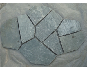 Grey Meshed Slate Flagstone