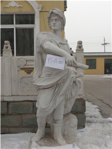 Man Stone Garden Statue, Beijing White Marble Statue