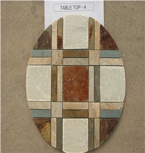 Natural Stone Mosaic Tabletop Natural Stone Mosaic Tabletop