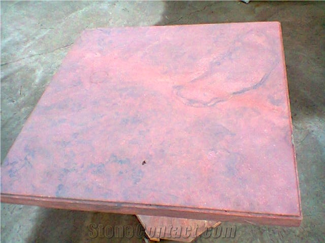 Red Stone Tea Tables, Zi Hong Yu Red Granite Tea Tables