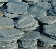 Round Slate Stepping Stone, Pink Slate Stepping Stone