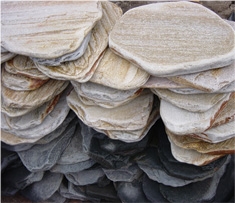 Round Slate Stepping Stone, Pink Slate Stepping Stone