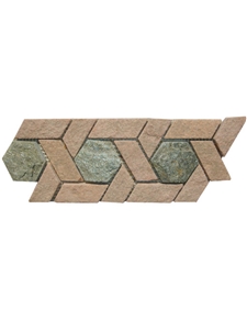 Slate Border Tile, Rusty Slate Border