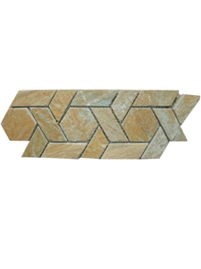 Slate Border Tile, Rusty Slate Border