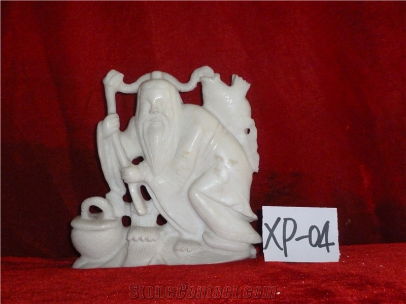 Stone Carving Handcrafts, White Marble Handcrafts