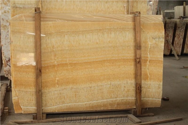 Honey Onyx Slab, China Yellow Onyx