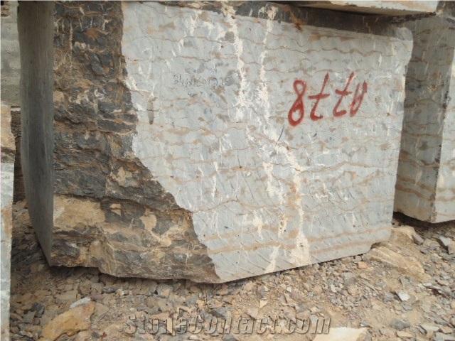 Portoro Marble Blocks, Black ,Gold Marble Block