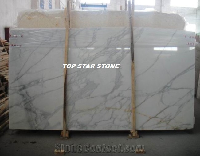 Statuario Venato White Marble Slab, Italy White Marble