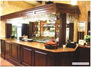 Giallo Santa Cecilia Yellow Granite Bar Top