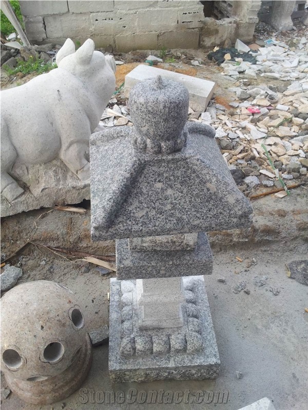 DL Stone Lantern, Granite Lantern, Stone Lamps