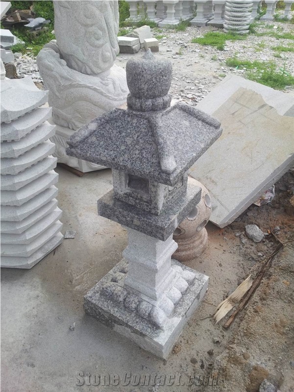 DL Stone Lantern, Granite Lantern, Stone Lamps