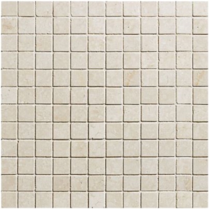 Crema Samaha Beige Limestone Mosaic