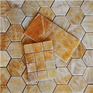 Honey Onyx Mosaic, Yellow Onyx Mosaic