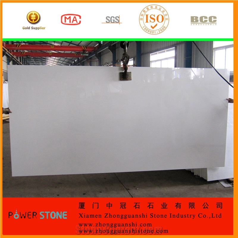Super White Quartz Stone Slab