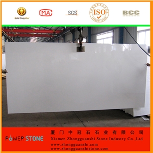 Super White Quartz Stone Slab